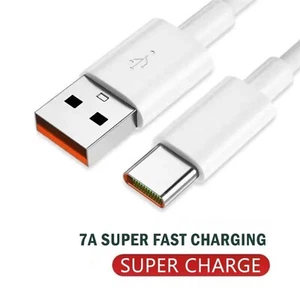 2m FAST USB C Charging Cable Samsung Galaxy, Huawei, USB-C FREE UK POSTAGE - Picture 1 of 9