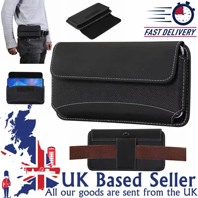 Samsung Galaxy S10 Plus S20 Plus Note 20 10+ 8 9 A90 5G  Belt Loop Pouch Case - Image 1 of 4