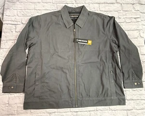 Dri-Duck Full Zip Canvas Canyon Cloth Work Jacket Men's 3XL - XXXL Charcoal NWT - Picture 1 of 13