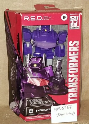 Transformers R.E.D. Shockwave Decepticon Figure 2022 Robot Enhanced RED Walmart - Image 1 of 4