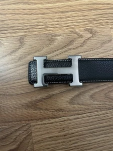 Hermes H d'Ancre belt With Reversible Strap Size 90 32MM - Picture 1 of 6