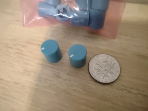 12x Blue control knobs 6mm - Picture 1 of 2