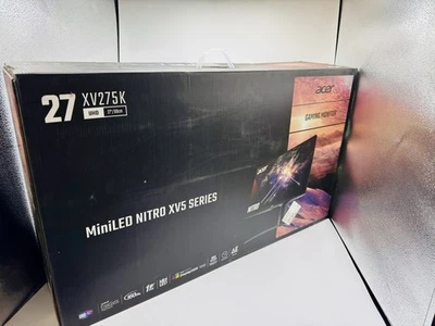 Acer Nitro XV275K P3biipruzx 27" 4K UHD 160Hz Mini-LED Gaming Monitor | HDR 1000 - Image 1 of 4