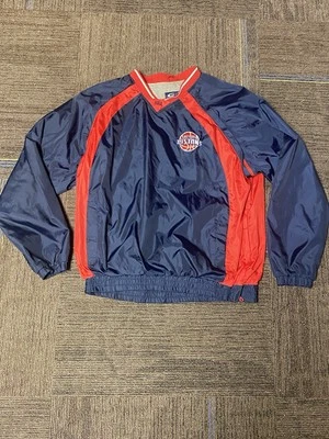 Detroit Pistons GIII Men’s Pullover Windbreaker Jacket Removable Sleeves Size XL - Image 1 of 4