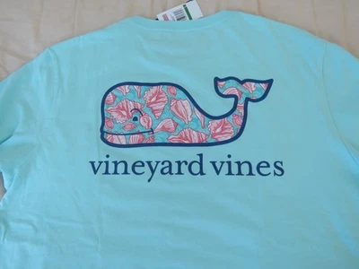 Vineyard Vines “Ocean Shells” S/S Pocket T-Shirt, NWT - Men’s L - Island Blue - Image 1 of 4