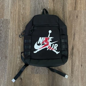 Nike Air Jordan Jumpman Logo Classic Backpack Gym Bag Large 9A0257 023 New - Foto 1 di 4