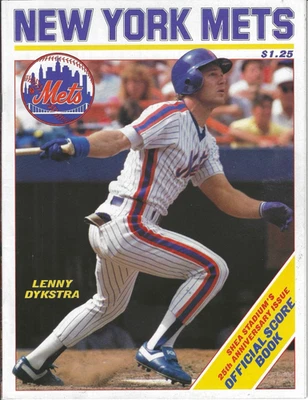 New York Mets v Los Angeles Dodgers - 1989 - Official Game Program - AUTHENTIC - Image 1 of 3
