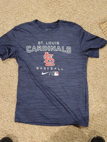 Nike St Louis Cardinals Performance Dri-FitShort Sleeve Shirt Adult Size L Large Cover