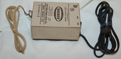 VINTAGE AURORA MODEL MOTORING DC POWER PACK MODEL DC3 HUMMS W TRACK PLUG LOT A - Image 1 of 4