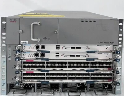 Cisco Nexus 7004 2x Supervisors Configurable Line Card Network Switch - Image 1 of 3