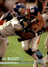 1999 Stadium Club Football Card #105 Ed McCaffrey