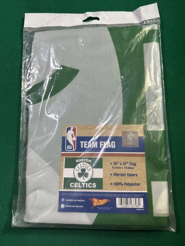 Boston Celtics Logo NBA Flag 36x47 Inch Sports Basketball Banner Man-Cave Garage Cover