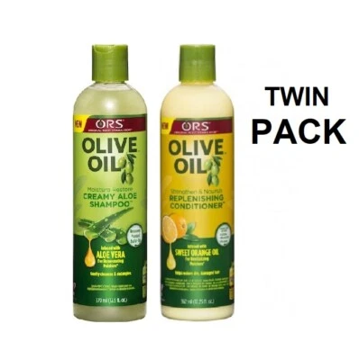 ORGANIC ROOT STIMULATOR ORS CREMY Olivenöl Shampoo & Conditioner ZWEIPACK