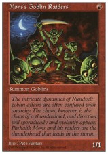 Magic the Gathering MTG Mons's Goblin Raiders (251) Fifth Edition   NM