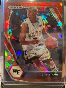 2021-22 Panini Prizm Draft Picks Prizms Red Ice #68 Chris Paul--FREE SHIPPING