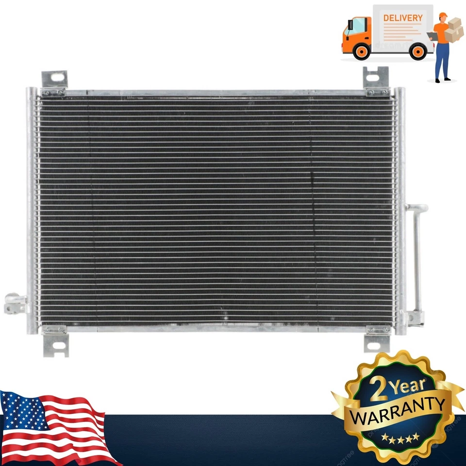 A/C Condenser For 2002-2009 Chevrolet Trailblazer GM3030241 89019255 4.2L Engine - Image 1 of 4