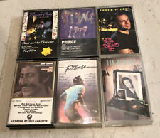 X 6 Lot VTG 1980’s 80s Cassette Tapes Purple Rain Footloose Prince Bruce Willis