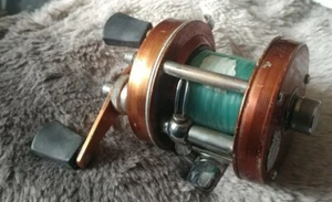 VINTAGE ABU AMBASSADEUR 4000D COPPER DIRECT DRIVE LEVELWIND BAIT CASTING REEL - Picture 1 of 6