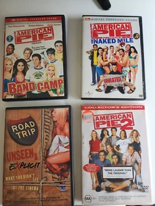 4-DVD Pack- American Pie 2, American Pie Naked Mile, American Pie Band Camp, R.T - Picture 1 of 5