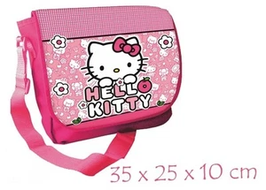 KINDER SCHULTERTASCHE HELLO KITTY ROSA 35 X 10 X 25 CM - Bild 1 von 1