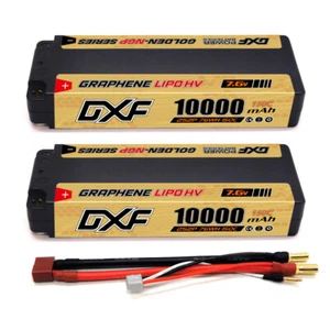 2xDXF 2S Batería LiPo 7.6V 150C 10000mAh DEANS/T 5MM RC ORO NGP Carreras EFRA Coche - Imagen 1 de 8