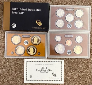 2012 United States Mint Proof Coin Set + 14 Coin Set - Picture 1 of 15