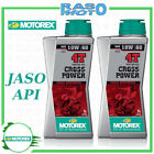 Cross Power 4T 10W/60 Olio Motore Motorex 2LT JASO MA2 API Moto