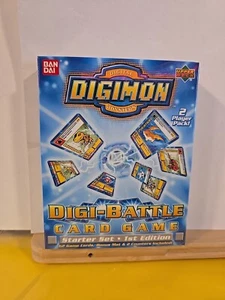 Digimon Digi Battle Starter Deck - 1st Edition - 2000 Upper Deck - Sealed - Picture 1 of 2