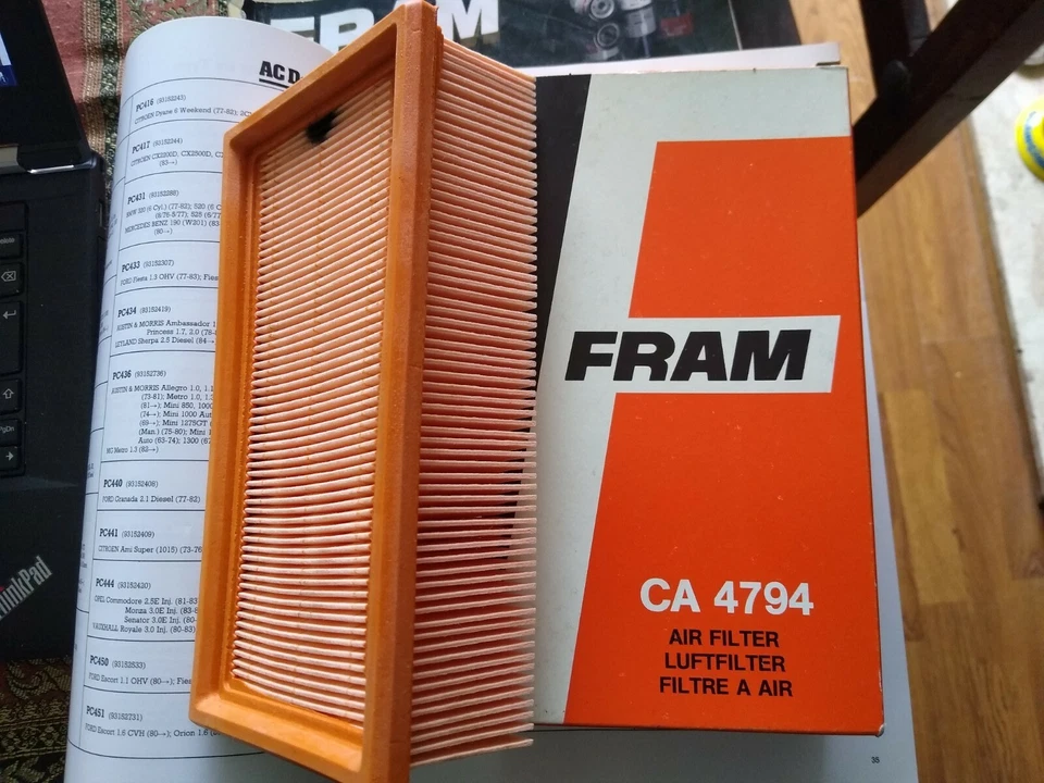 NUEVO FILTRO DE AIRE DE CALIDAD - SE ADAPTA A: OPEL MANTA & RECORD & VAUXHALL CARLTON - 1.8ltr.  Foto 1 de 1