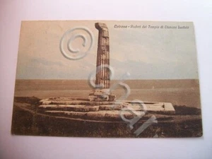 Postcard Crotone - Temple of Juno Lacinio 1927. - Picture 1 of 1