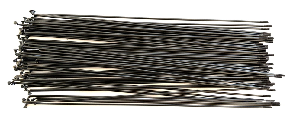 DT SWISS Champion Round Black Spokes Black J-bend 2.0 mm 276mm 100/Count Bulk - Image 1 of 4