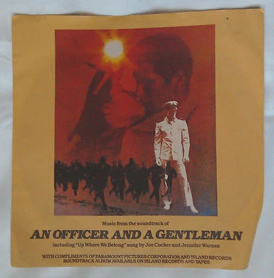 Officer And A Gentleman 7" OST Flexi Disc "Up Where We Belong" 1982 - Image 1 of 4