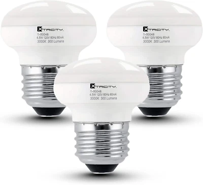 R14 LED Light Bulb, 4.5W (40W Equivalent), Dimmable, 300 Lumens, 3000K Soft Whit - Image 1 of 4