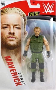 WWE DRAKE MAVERICK SERIE BÁSICA 102 LUCHA LIBRE MATTEL FIGURA CENTRAL DE ACCIÓN nxt aew - Imagen 1 de 1