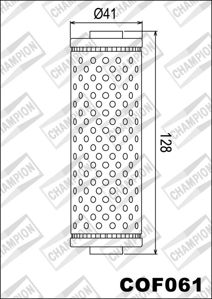 COF061 Filtre Huile CHAMPION BMW R80 800 1984 1985 1986 1987 1988 1989 1990 1991 - Photo 1/1