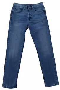 Garcia Men Tapered Leg 99% Organic Cotton Mid Rise Blue Denim Jeans Size W29 L32 - Picture 1 of 22