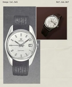 18mm Genuine CorfaM® Watch Strap for Vintage Omega Seamaster Date 166.067 - Picture 1 of 18