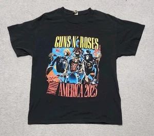Guns N Roses Shirt Erwachsene Large schwarz 90er Heavy Metal Rock Band Konzert Tour T-Shirt - Bild 1 von 7