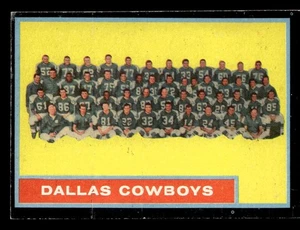 Tarjeta Topps #49 Dallas Cowboys 1962 Dallas Cowboys - Imagen 1 de 2