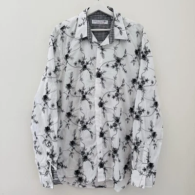 John Lennon By English Laundry Men’s Long Sleeve Button Up Designer Shirt - 2XL - image 1 of 4