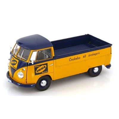 VOLKSWAGEN T1B PICK-UP IKEA 1950 YELLOW/BLUE 1:18 Solido Veicoli Commerciali Mod - Immagine 1 di 4