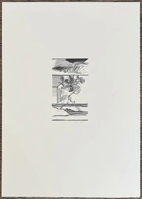 Otto Rohse, Holzschnitt auf Bütten, handsigniert - Bild 1 von 3