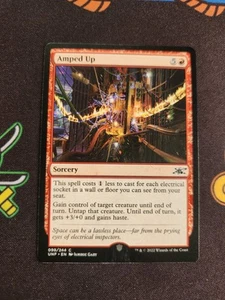 EXACT CARD PICTURED Amped Up UNF 0098 MTG Unfinity Eng Non-F - Picture 1 of 2