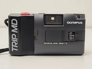 Olympus Trip MD 35mm Point & Shoot Film Camera Black - Picture 1 of 14