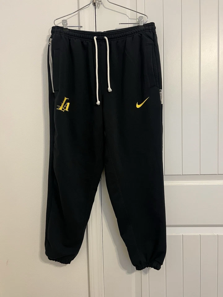 Nike DriFit NBA Los Angeles Lakers City Edition Sweatpants (Sz L) - Image 1 of 4