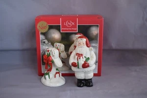 Lenox Countdown 'till Christmas Salz Pfeffer Set Weihnachtsmann Briefkasten 4,25 Zoll - Bild 1 von 4