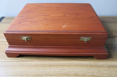 Viner & Hall Sheffield Vintage Cutlery Wooden Display Box Cabinet - image 1 of 4