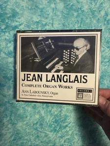 Jean Langlais Complete Organ Works Vol 1 (2 CD Set, 1992) Ann Labounsky ~ Used - Picture 1 of 6