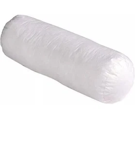 30” X 12” Hollowfibre Round Filled Bolster Neck Pillow Cushion Insert Cylinder - Picture 1 of 1