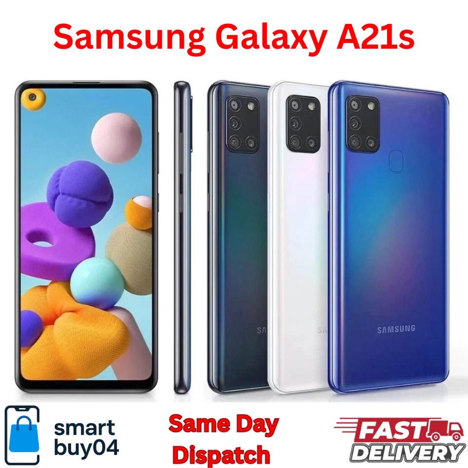 New Samsung Galaxy A21s 64GB Android Smartphone Unlocked Pristine Condition A+